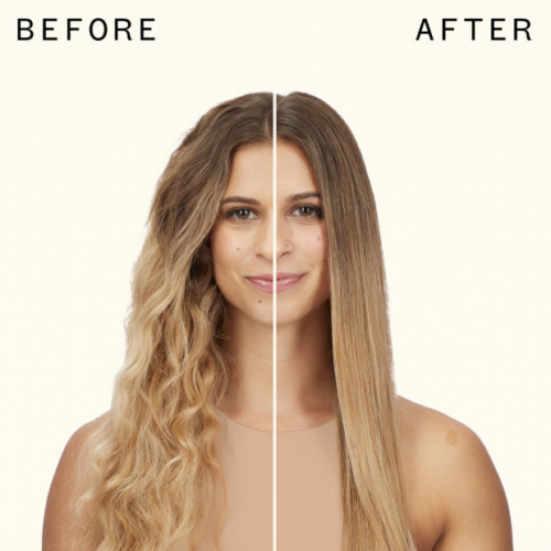 Polished Perfection Straightening Brush by Amika before and after